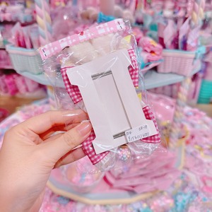 【R14】58-18くるみキャンディリボンツインヘアクリップ