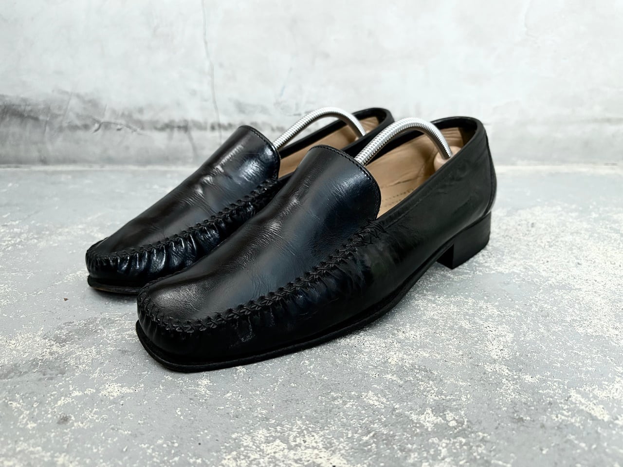 PANELLI Slip-on leather shoes MADE IN ITALY