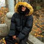 OG LOGO LUXURY FUR PUFFER JACKET