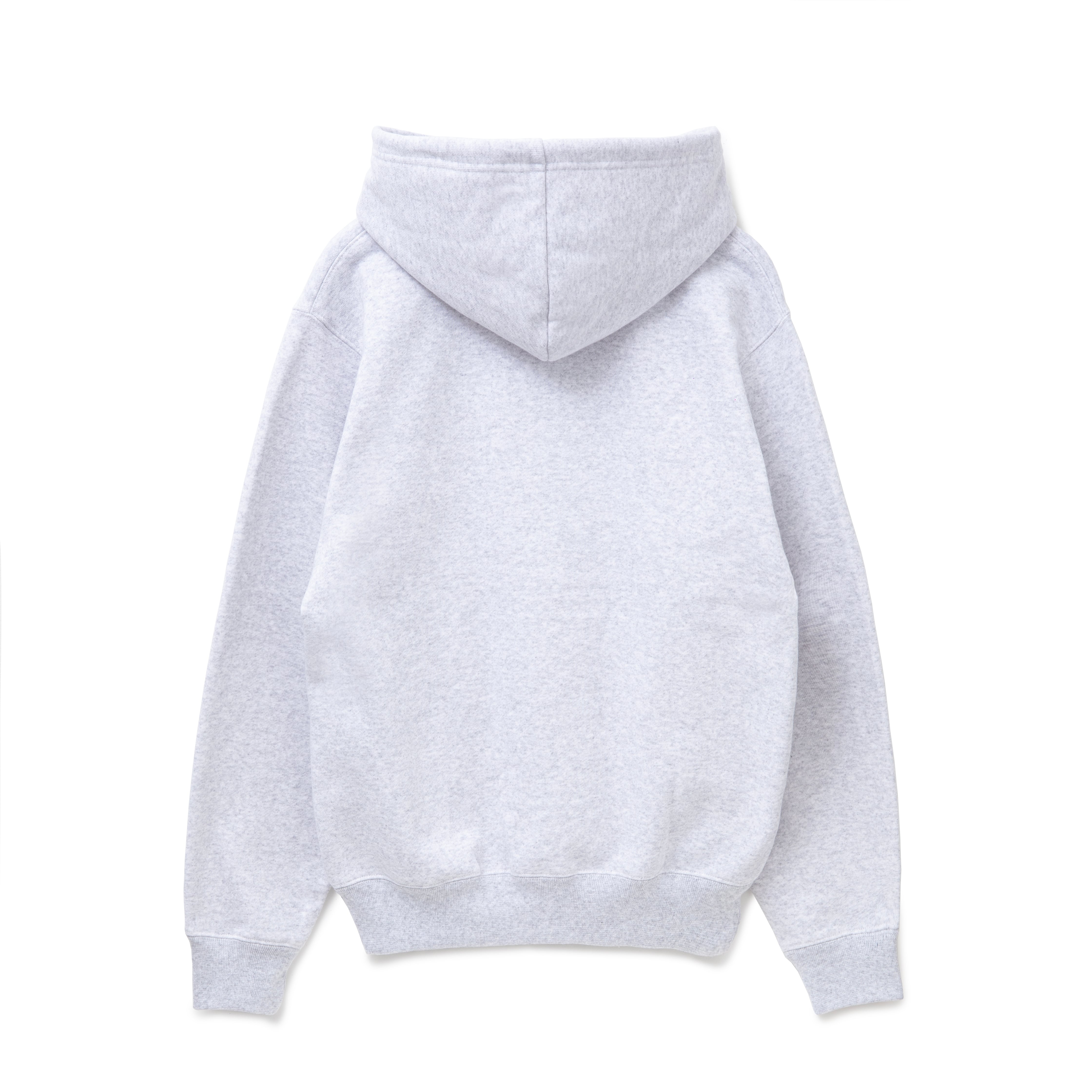 15oz Garment Dye Zip Up Hoodie <Ash> | basementgear