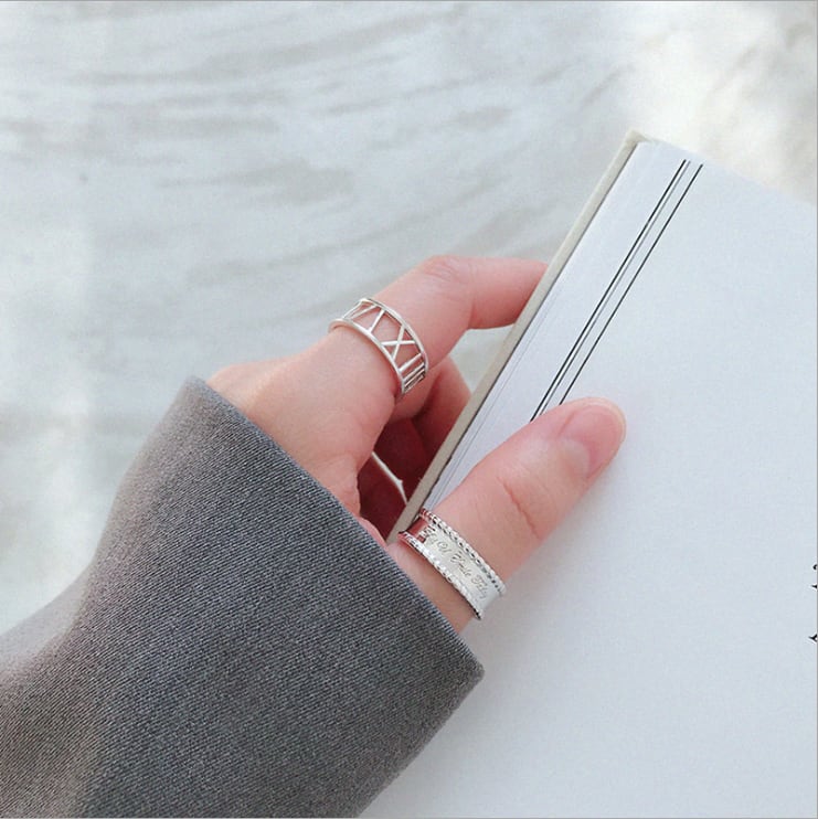 SV925-16 ring シルバー925 巾着付き シルバーアクセサリー リング 925