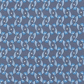 3-Fold Silk Tie, Floral Pattern, Grey - JA056337-9