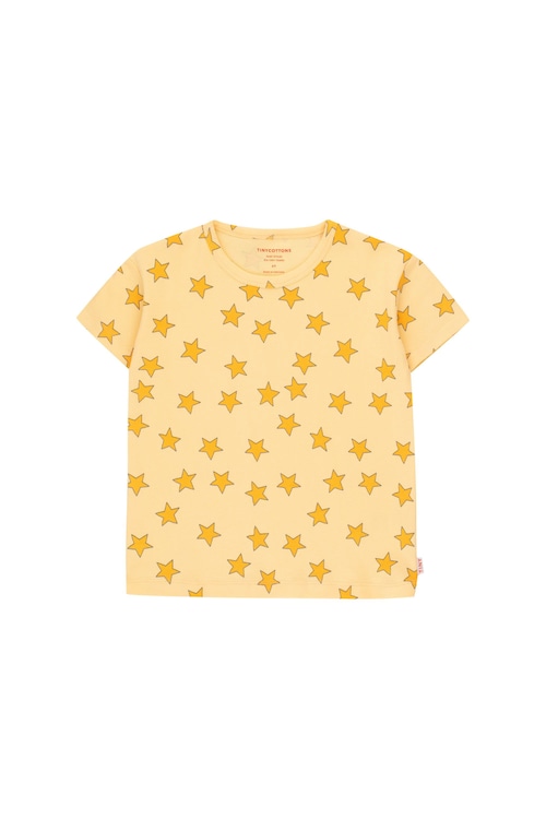 TINY COTTONS - STARS TEE / mellow yellow