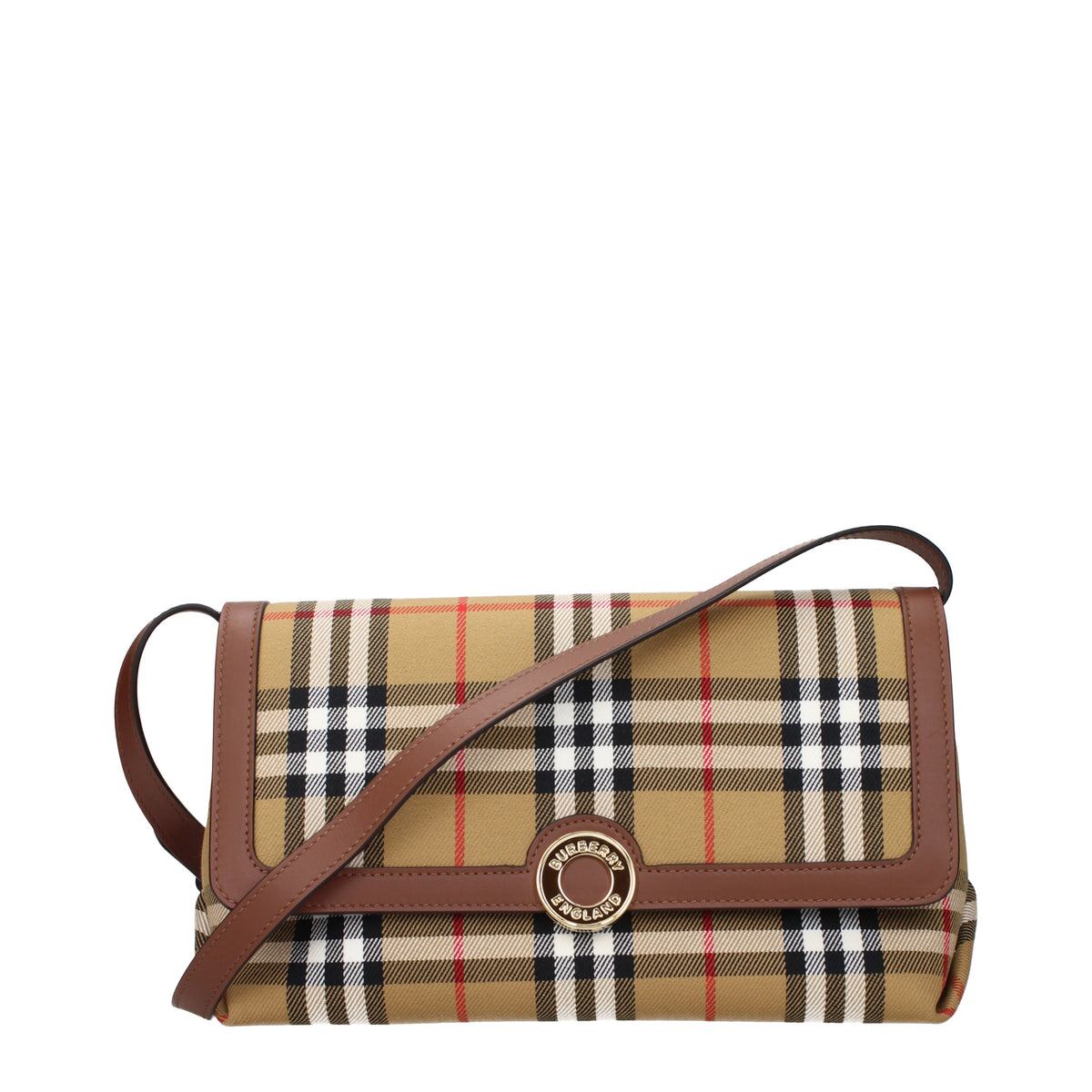 BURBERRY バーバリー レディース クロスボディバッグ ファブリック ベージュ