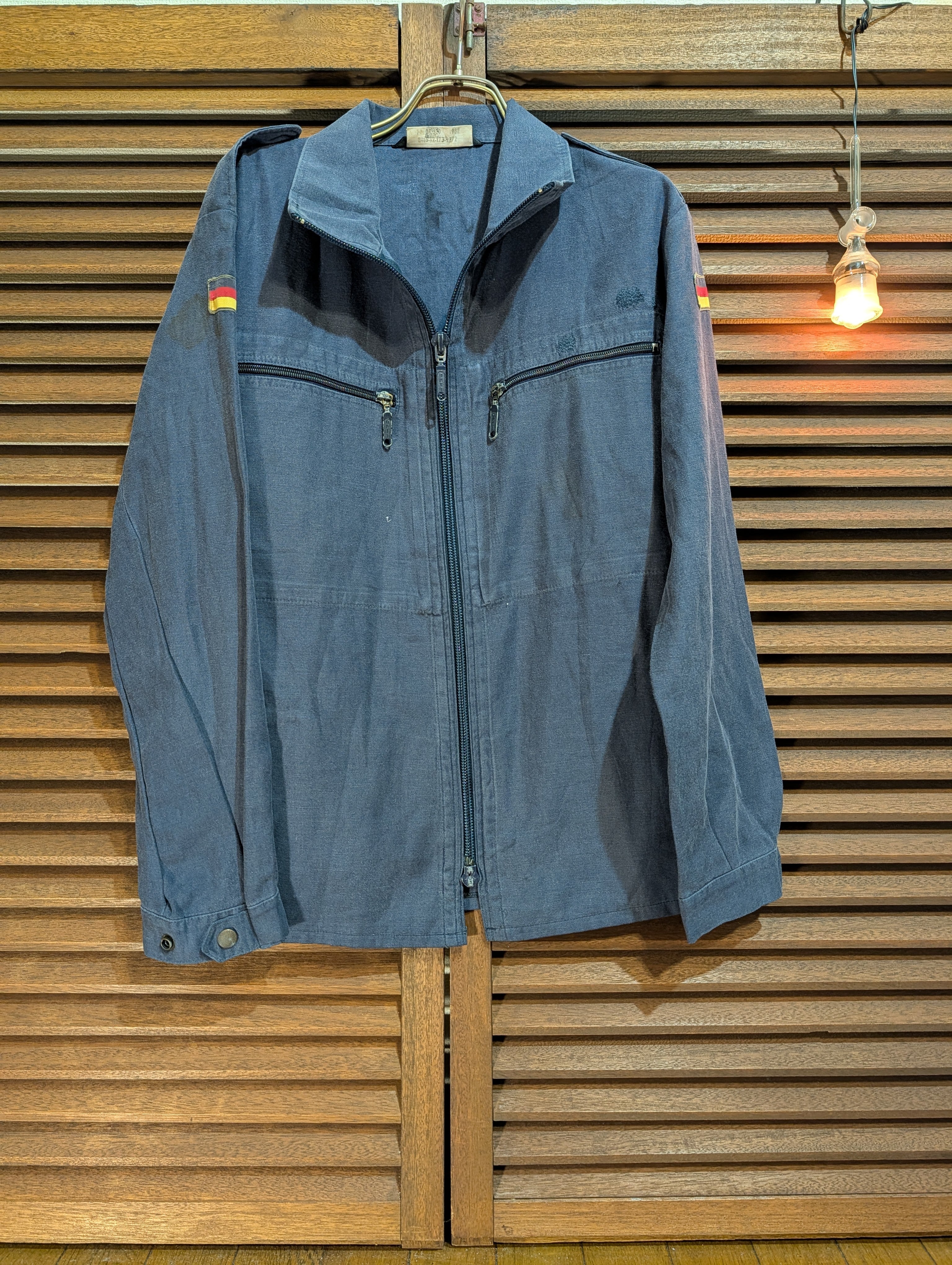 80s 1982 Germany Navy Cotton Jacket