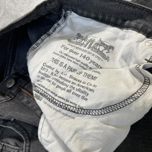 【W34 L30】 コロンビア製 japan levi's black 559 詳細写真5
