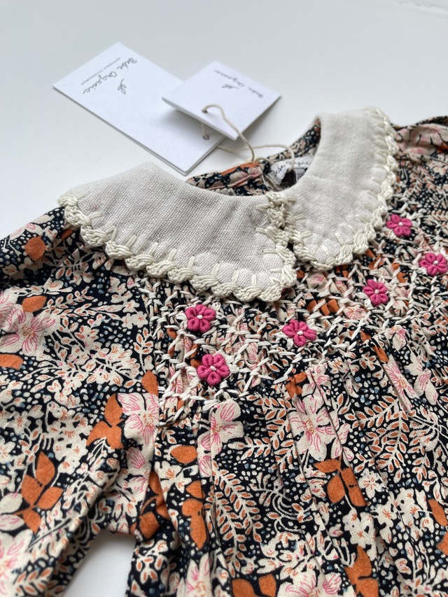 《即納》LAST1 Bebe Organic / Elora Baby Blouse - Fall Blooms