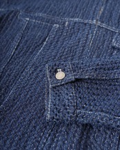 【#Re:room】NO COLLAR DENIM JACKET［REJ147］