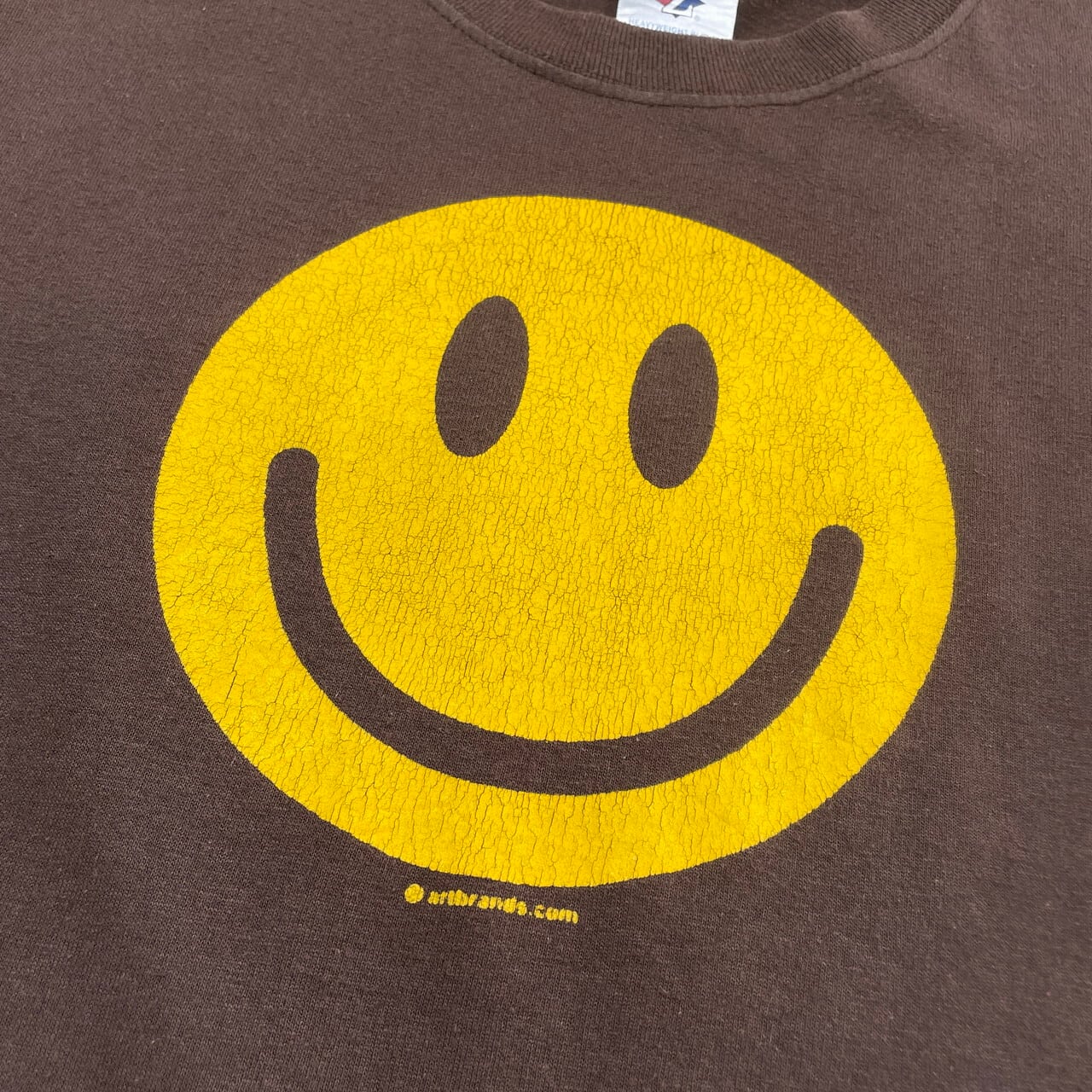 00年代 ニコちゃん スマイル SMILE プリントTシャツ メンズM 古着 00s