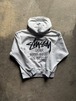 STUSSY × DOVER STREET MARKET "Los Angeles" HOODIE (ash)