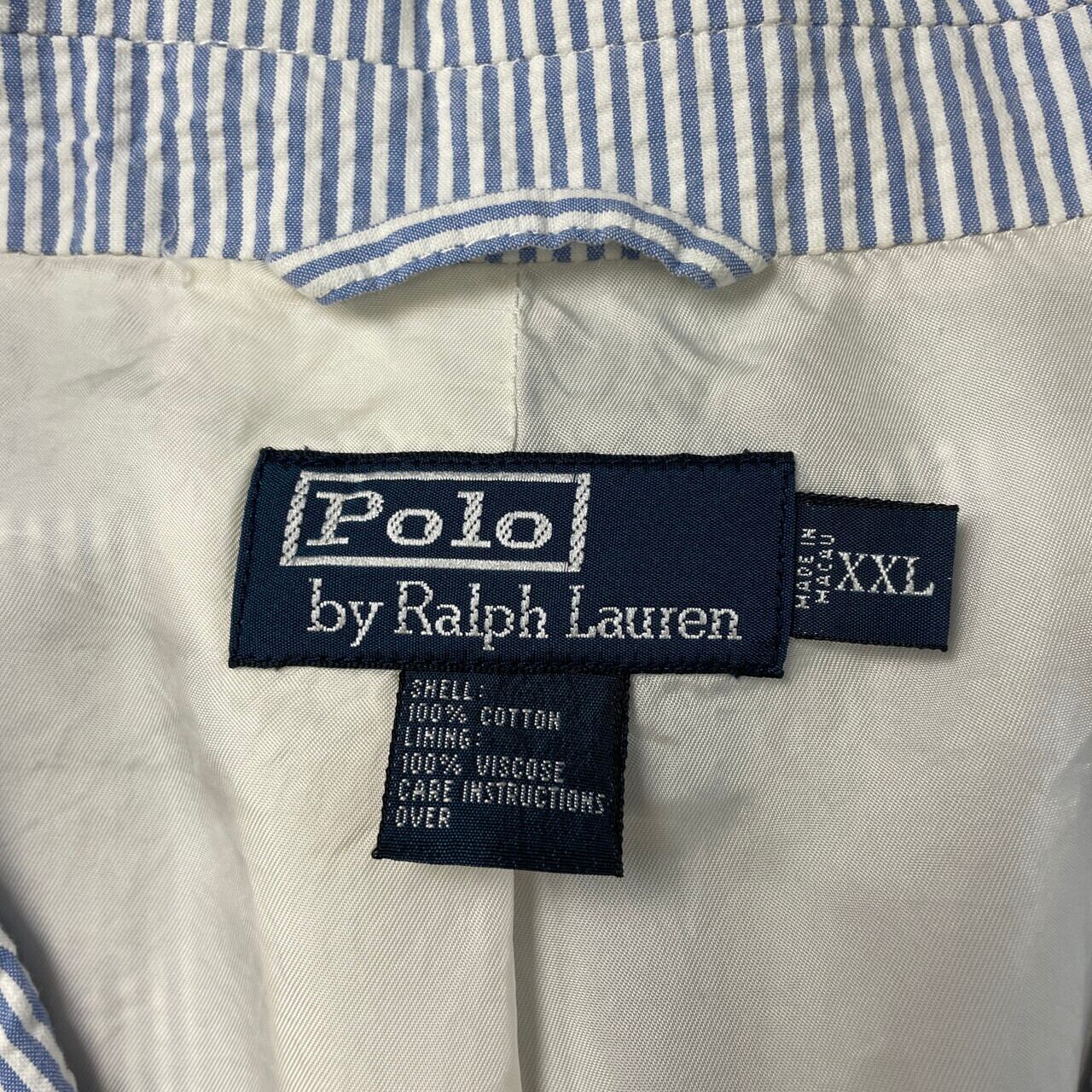90s ポロバイラルフローレン ツータックシアサッカートラウザーズ アメリカ製 90年代 Polo by Ralph Lauren ポロバイラルフローレン シアサッカー