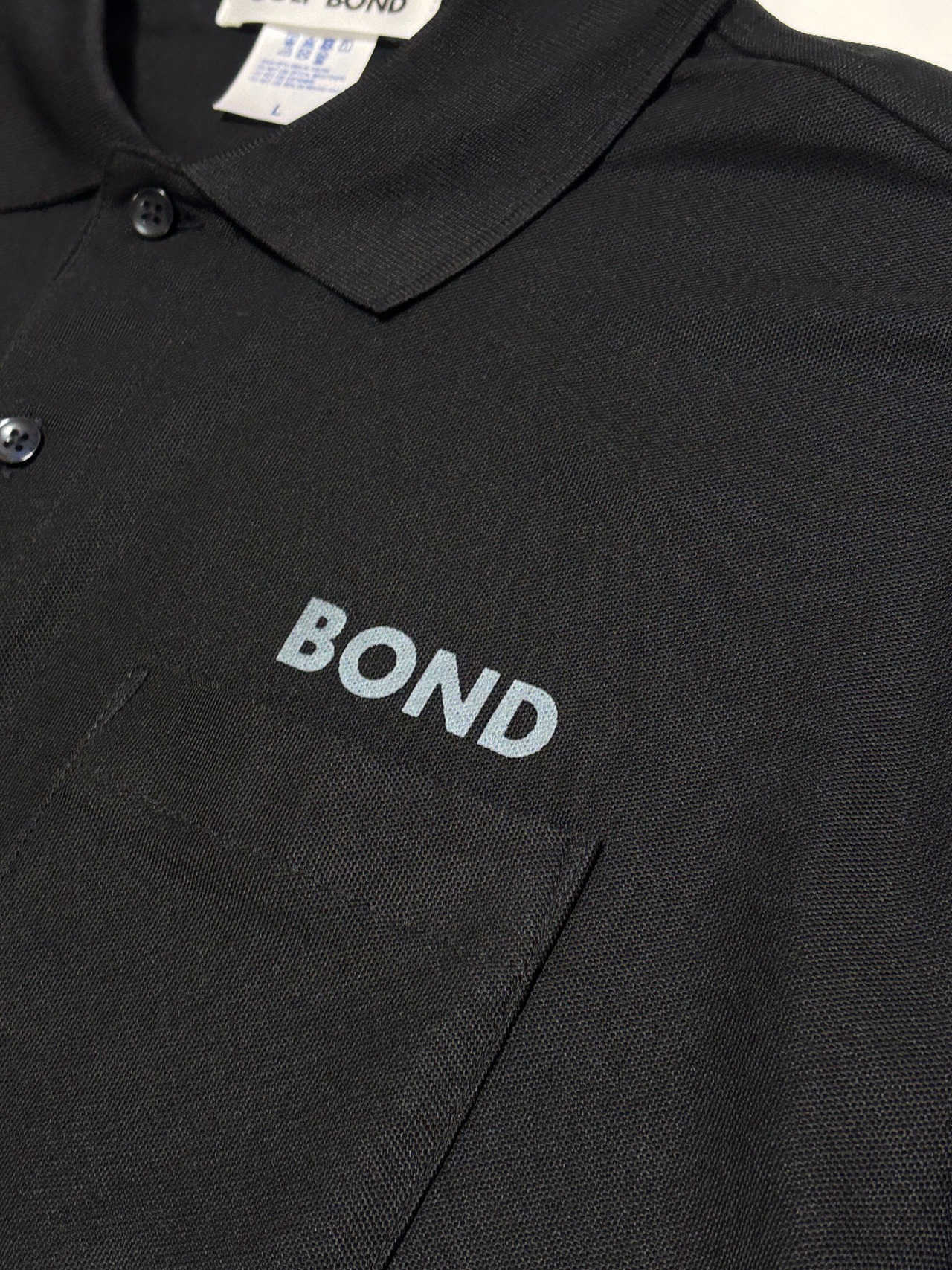 BOND L/S POLO SH BLACK