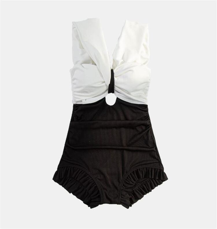 独特の存在感 温泉 コンサバティブ ファッション 半袖 水着 ギャザリング スモールチェストギャザリング