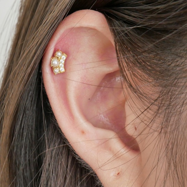 crown pearl pierce