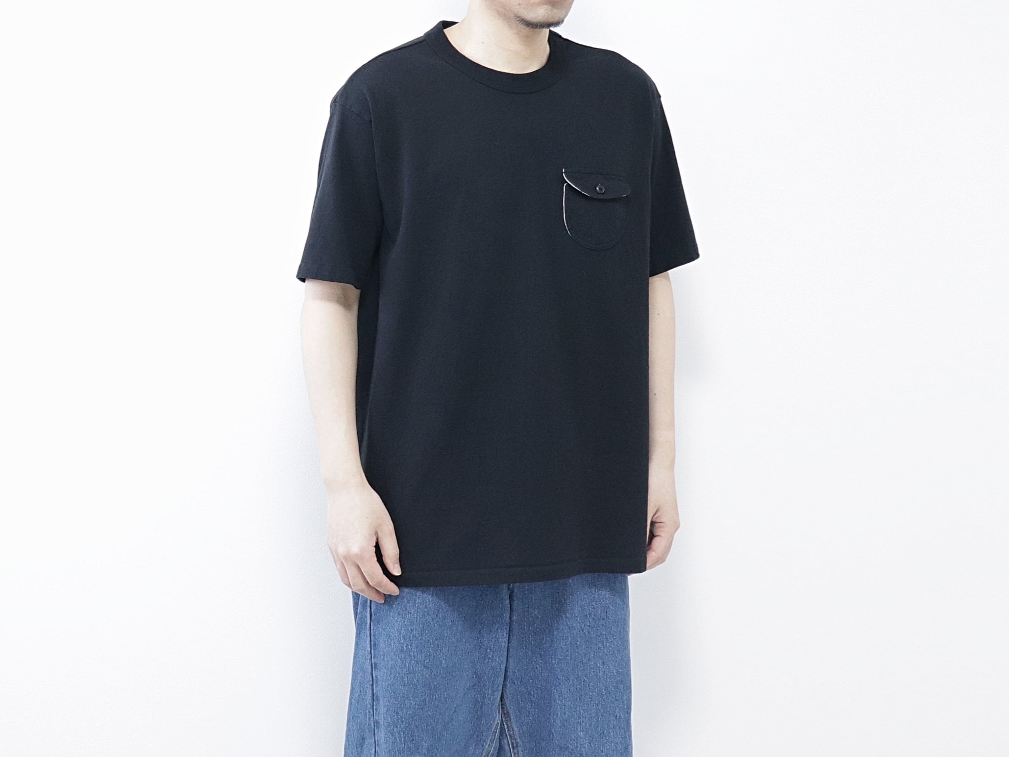 have a good day / COIN POCKET S/S TEE - BLACK　ハブアグッドデイ / コインポケット 半袖ティー - ブラック