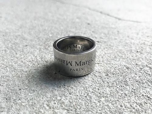 Maison Margiela reverse logo ring silver 925 MADE IN ITALY