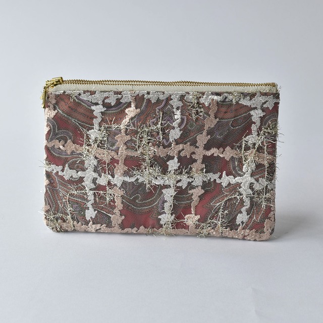W ZIP POUCH チュール / No,10215