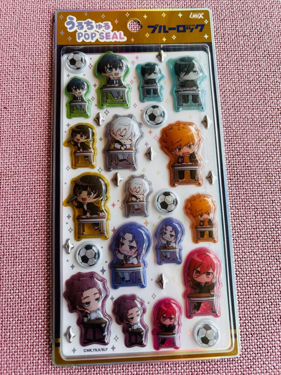 うるちゅる POP SEAL ぷちクラ・ブルーロック X15