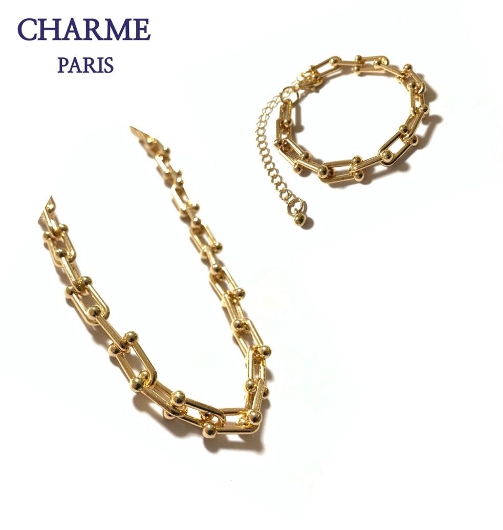 18k plating link series