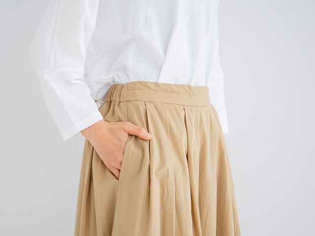 プリット prit ソフトツイルタックスカート(P71217)全2色