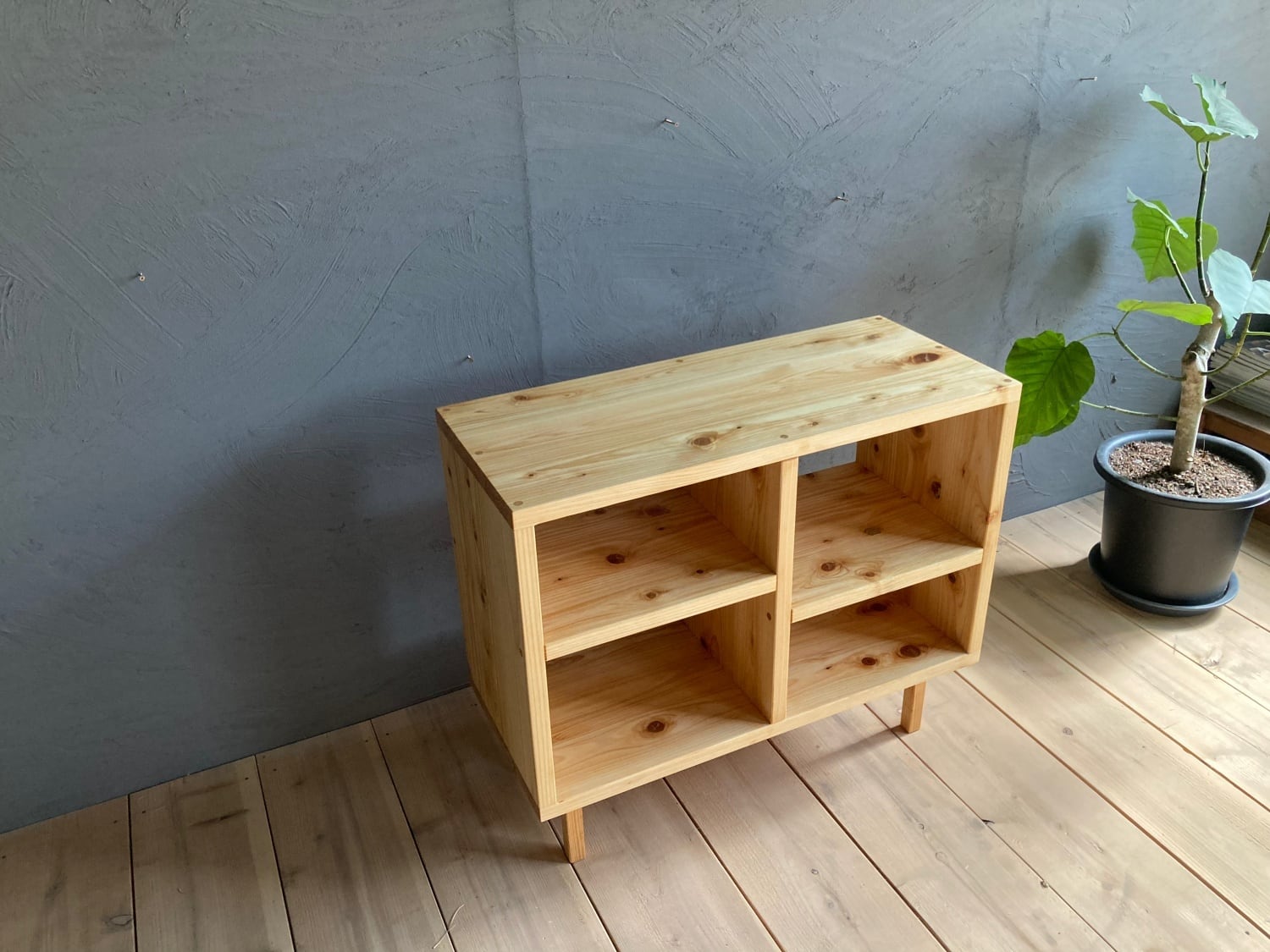 スマートシェルフ【桧無垢材タイプ】 | 鈴木権之助商店