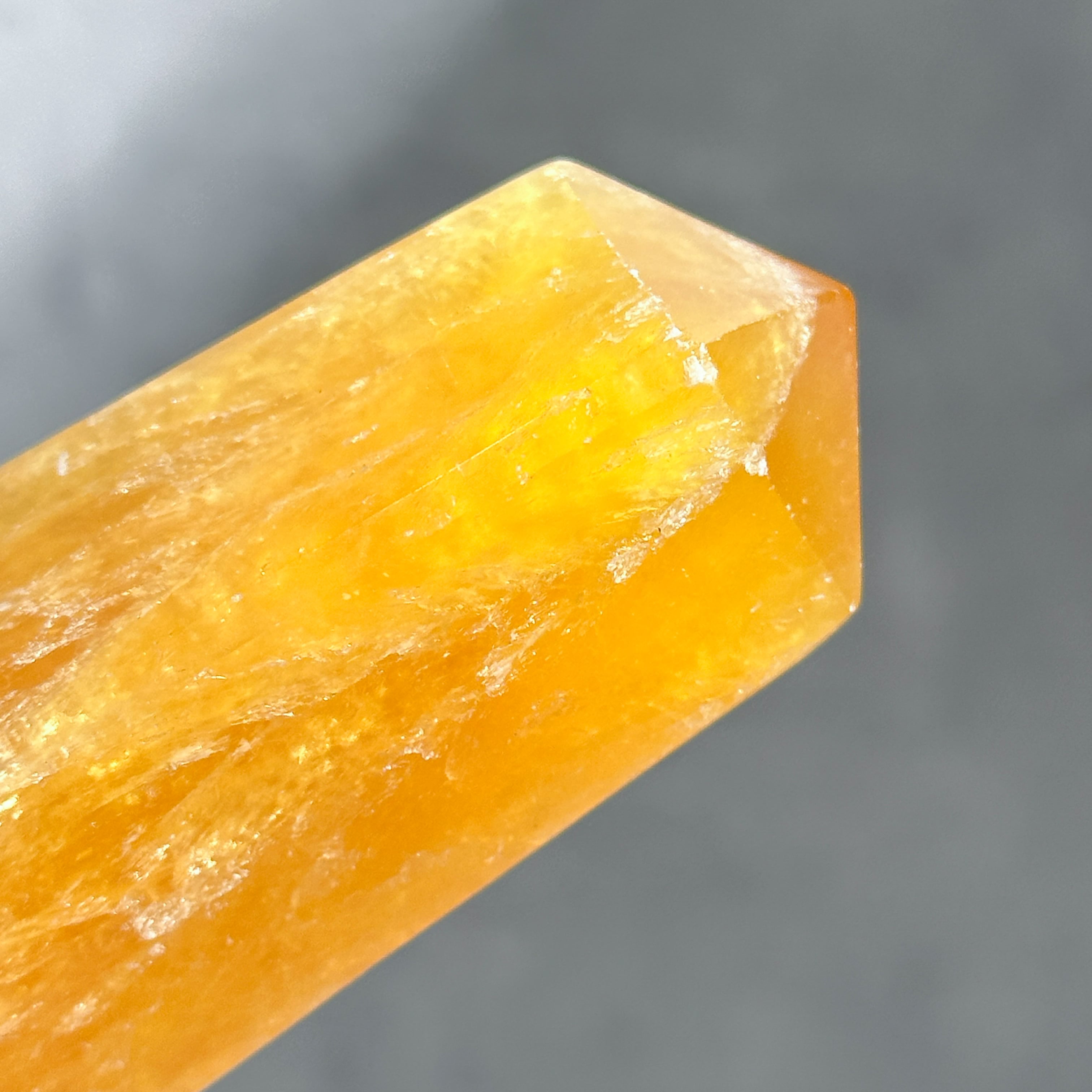 オレンジカルサイト タワー型81◇ Orange Calcite ◇天然石・鉱物