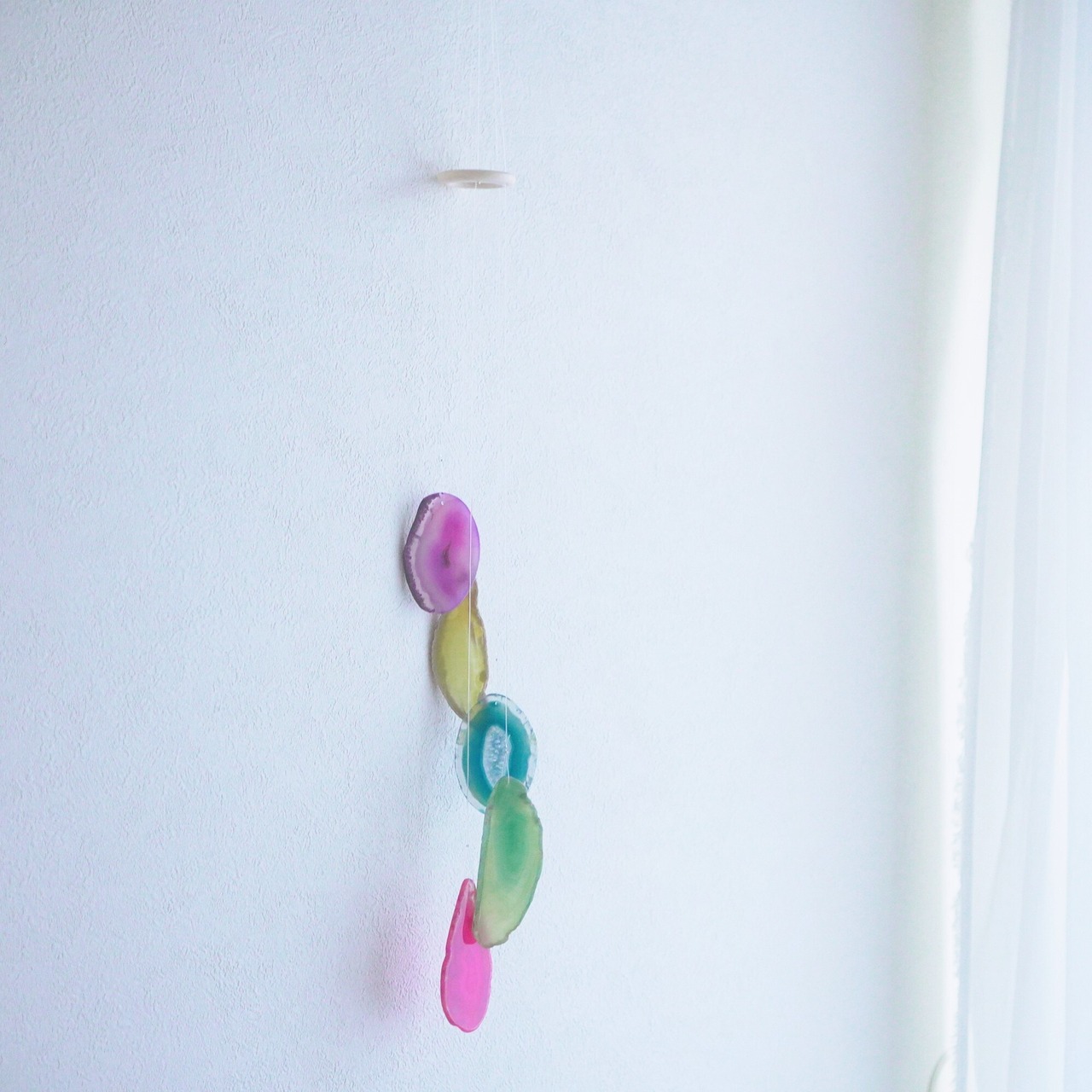 Rainbow Drops 08 - アゲートヒーリングチャイム / Agate Sun Catcher Wind Chime 289