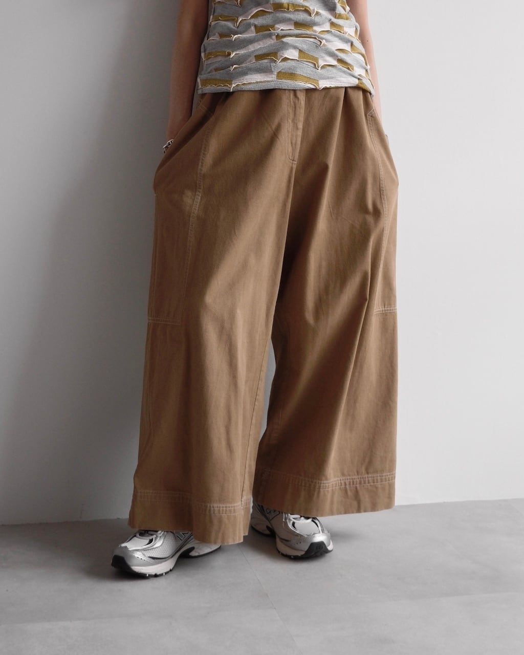 DRIES VAN NOTEN TUCKED WIDE PANTS | dear closet