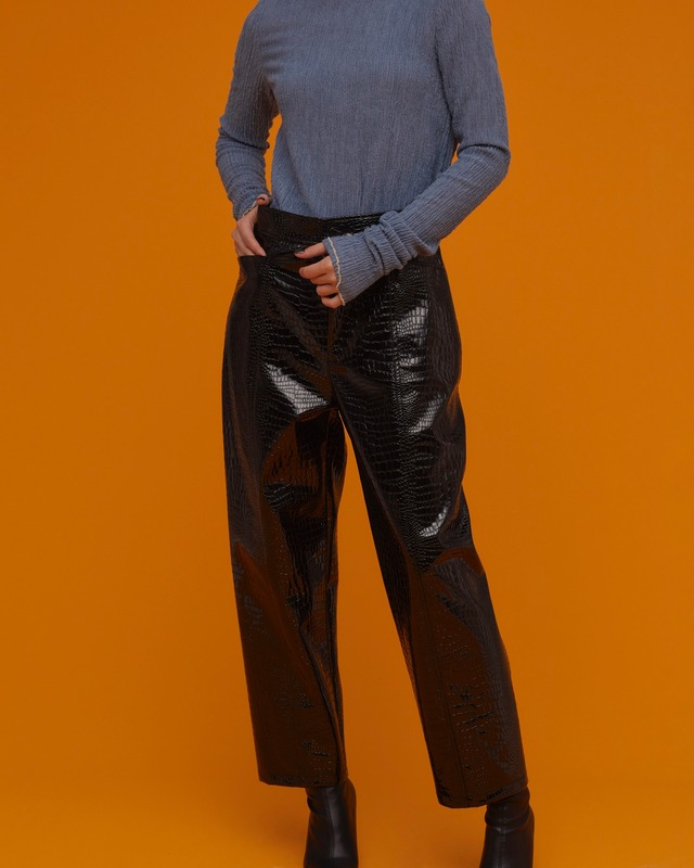 Enamel Trousers(BLACK)