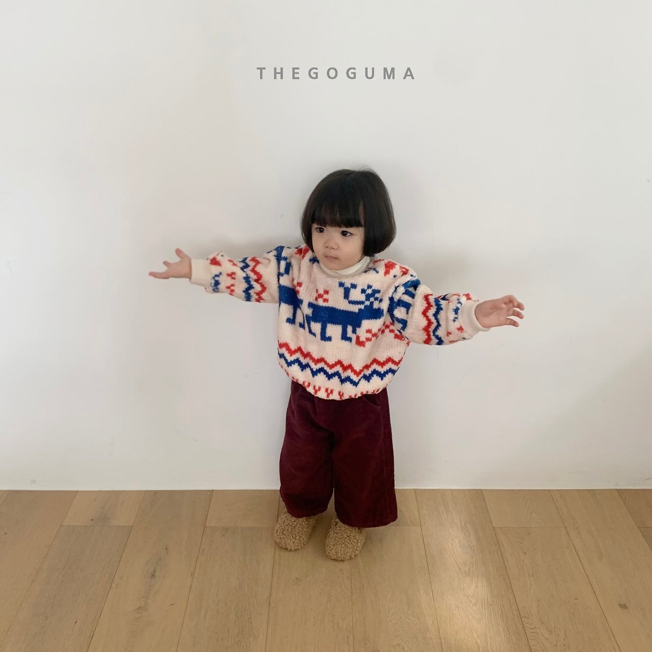 【取寄】THE GOGUMA カラーコーデュロイ裏起毛パンツ｜冬服｜韓国子供服