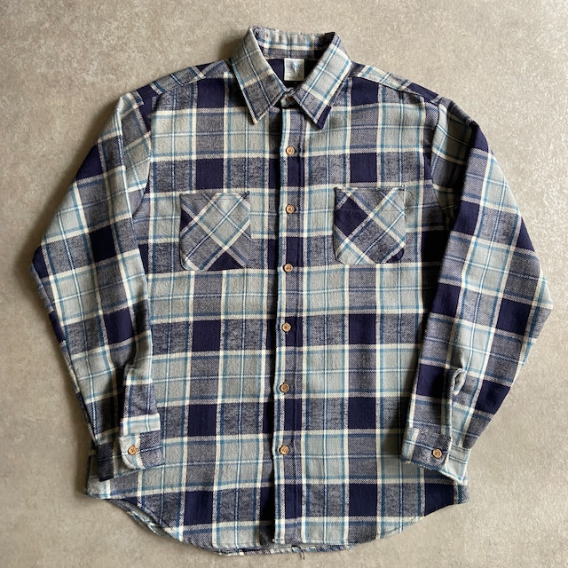 1970s  BIG MAC  Flannel Shirt  L  "BIG SIZE"　G638