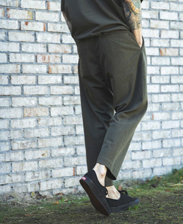 MR.OLIVE ミスターオリーブ ジャージ フィールドセンサーパナマジャージー/2タックテーパードイージーパンツ FRANK SHOP