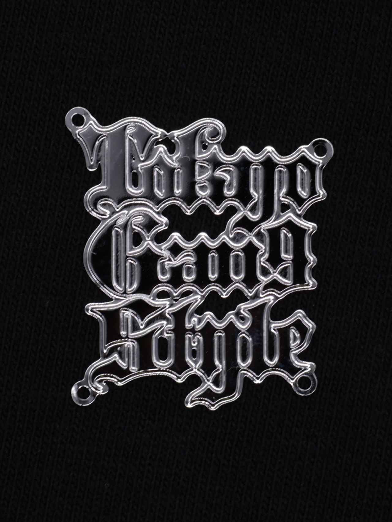 TOKYO GANG STYLE PLATE LOGO TEE（SILVER）