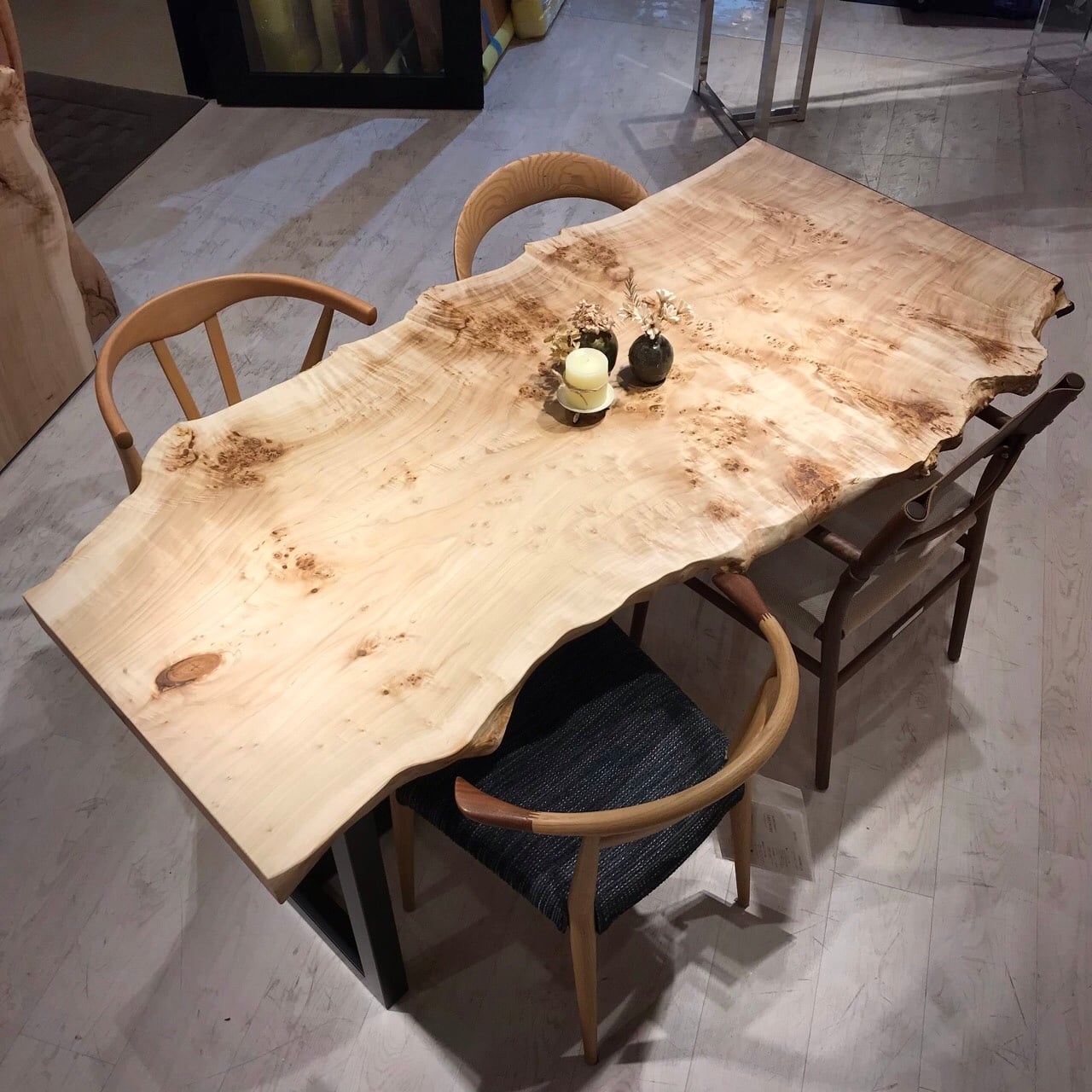 ポプラ 一枚板 | 千年家具 - 一枚板 テーブル専門店