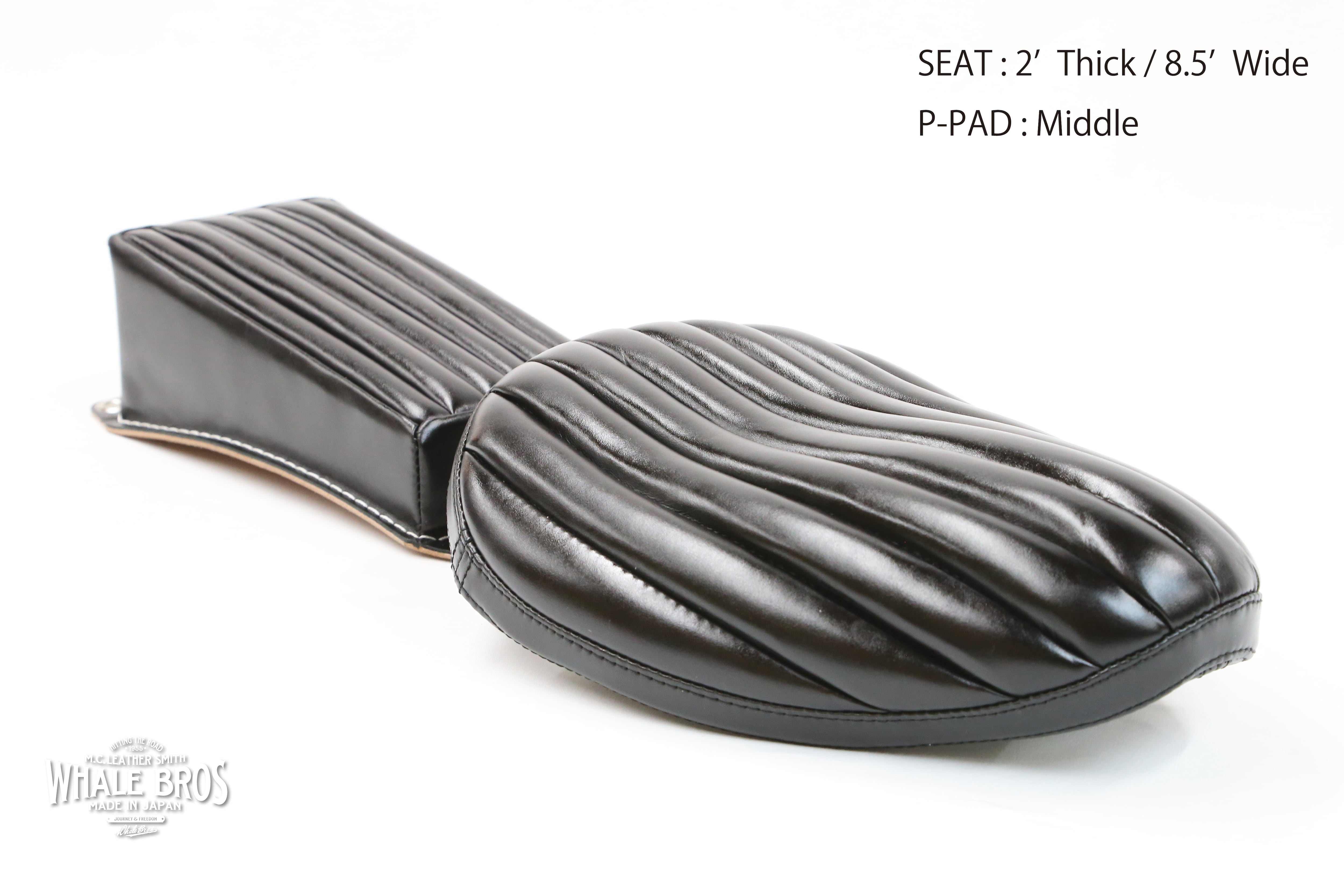 60sトラディション ソロシート & ピリオンパッド セット(BW03)