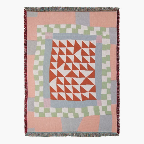 BLANKET - Barlow Throw　(Art by Sydney Zester,  North Carolina, USA )