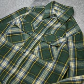 70's like Wrangler wool check shirt