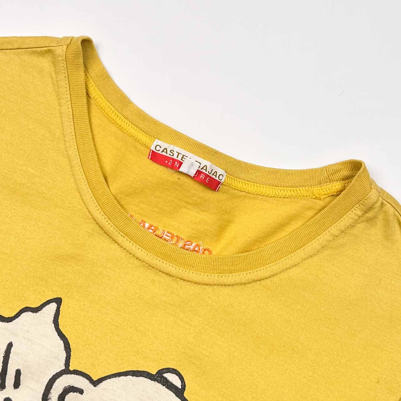 CASTELBAJAC+2 NATURE カステルバジャック キャラデザイン 半袖 Tシャツ カットソー 1/からし色 レディース