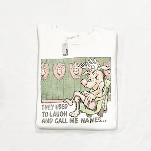 Vintage Joke Printed Sweat Shirt Made In USA