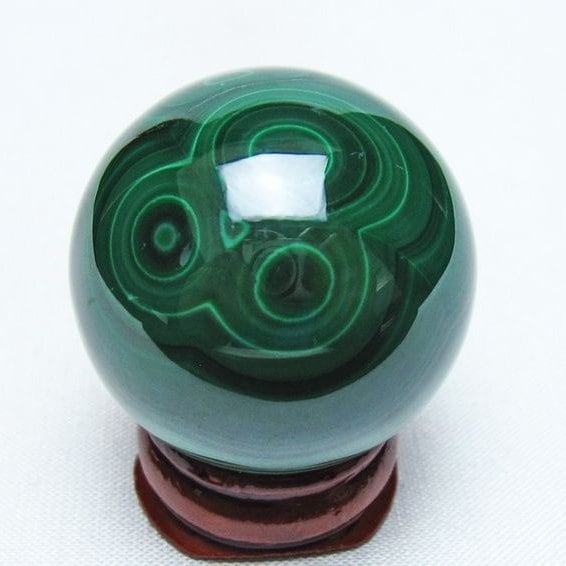 マラカイト 丸玉 34mm スフィア 置物 一点物 141-8376 | 天然石