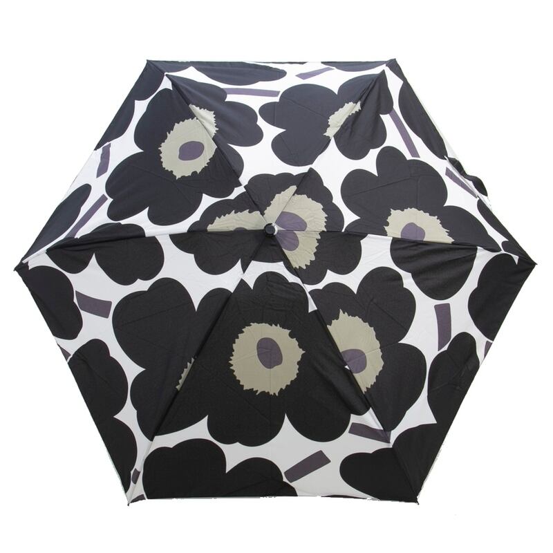 Marimekko 折り畳み傘 MINI MANUAL PIENI UNIKKO 048858 030 レディース WHITE/ BLACK/  OLIVE マリメッコ