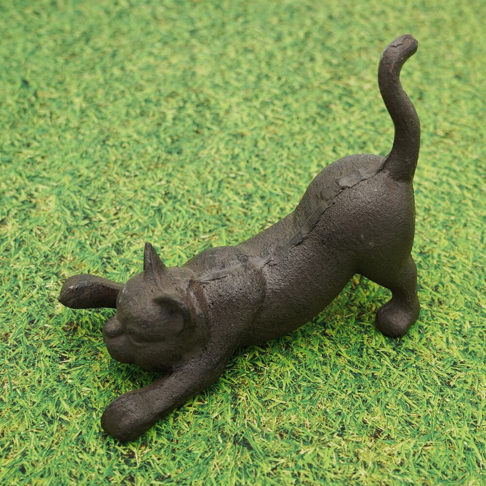 猫ドアストッパー 鉄猫 マスノヤ衣料品店 マスノヤ猫雑貨店 猫ドアストッパー 鉄猫 マスノヤ衣料品店 マスノヤ猫雑貨店
