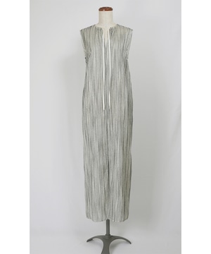 D-01/02 Slub Stripe Sleeveless Dress