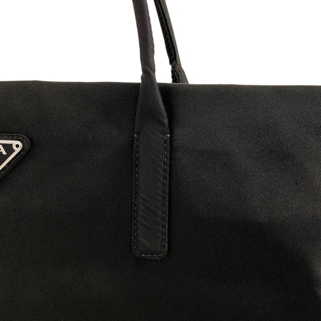 PRADA プラダ ハンドバッグ ブラウン トライアングルロゴ ナイロン トートバッグ vintage ヴィンテージ オールド 4bbxfs
