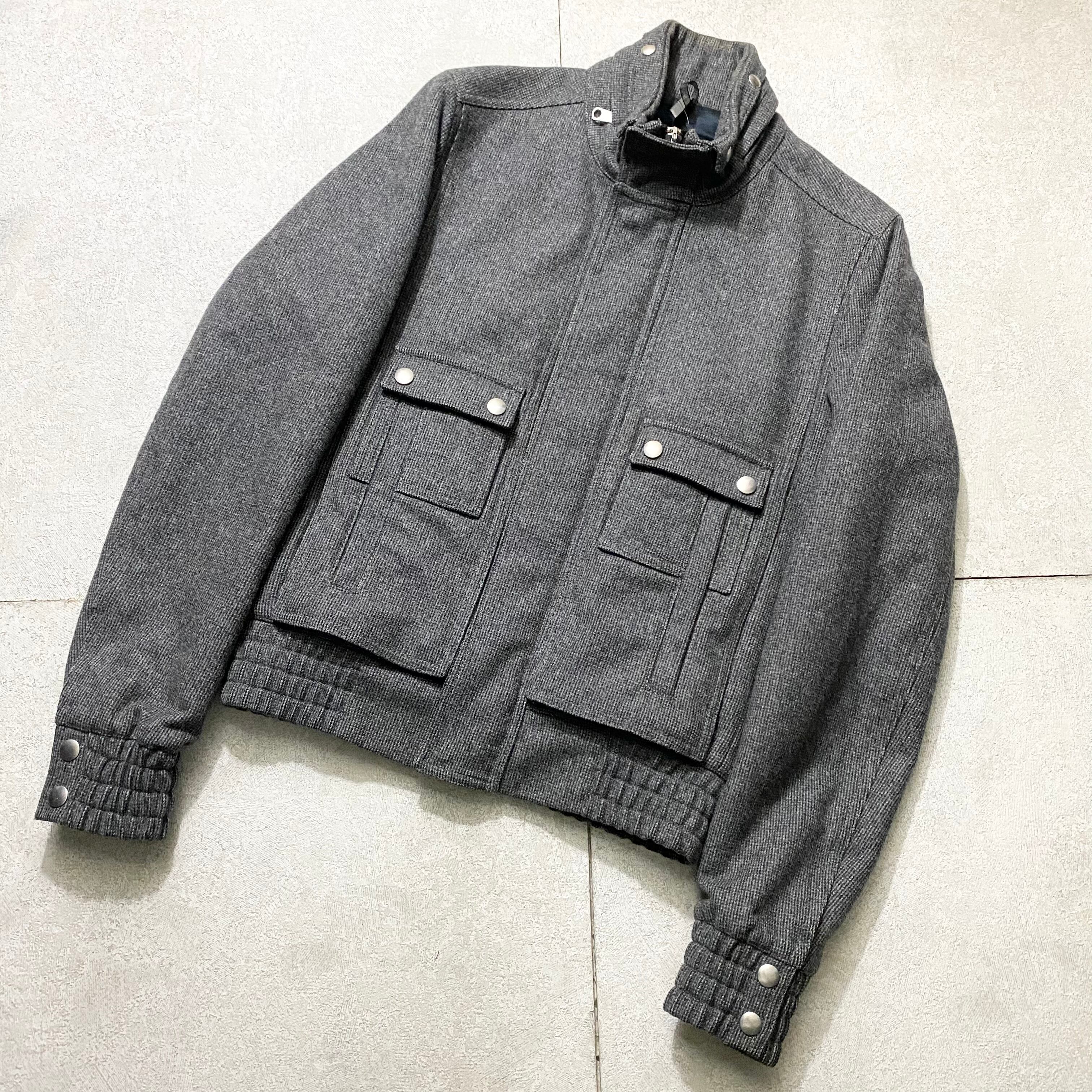 08AW DIOR HOMME by Kris Van Assche wool blouson | NOIR ONLINE