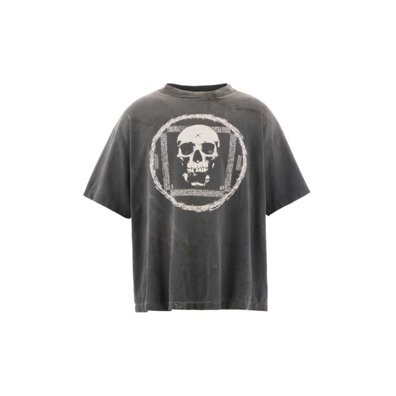 【SAINT Mxxxxxx】SM-HR1-0000-C16/KK_SS TEE/PERVERSION/BLACK - 1