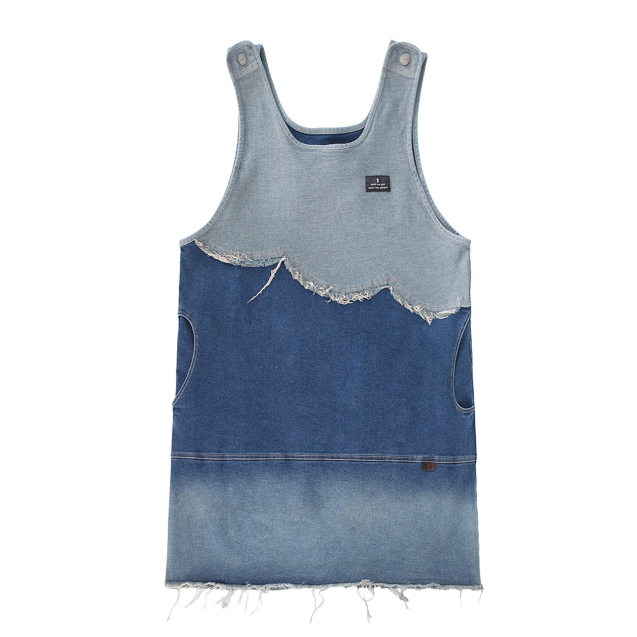 【大人気Sサイズのみ】XYJ少女の薄花桜デニムジャンパースカート