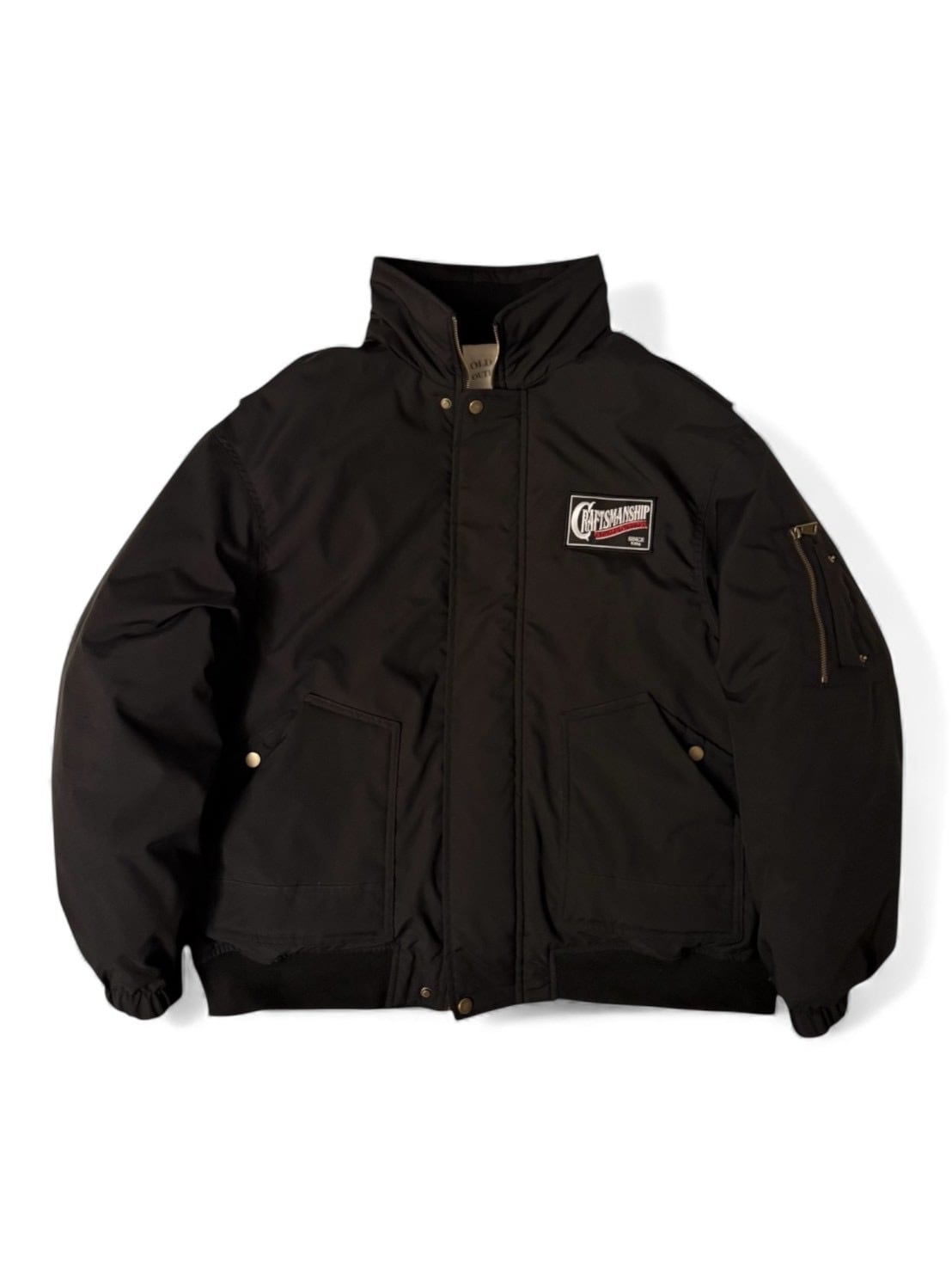 UNIVERSAL OVERALL DUCKLINER ZIP JACKET BLACK | OLD×NEW OUTFITTERS