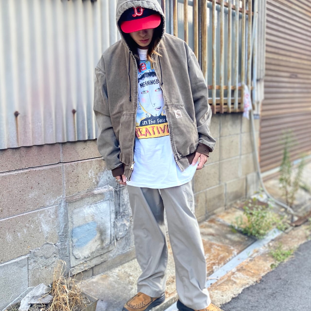 80年代 80s Carhartt カーハート アクティブジャケット ダック地