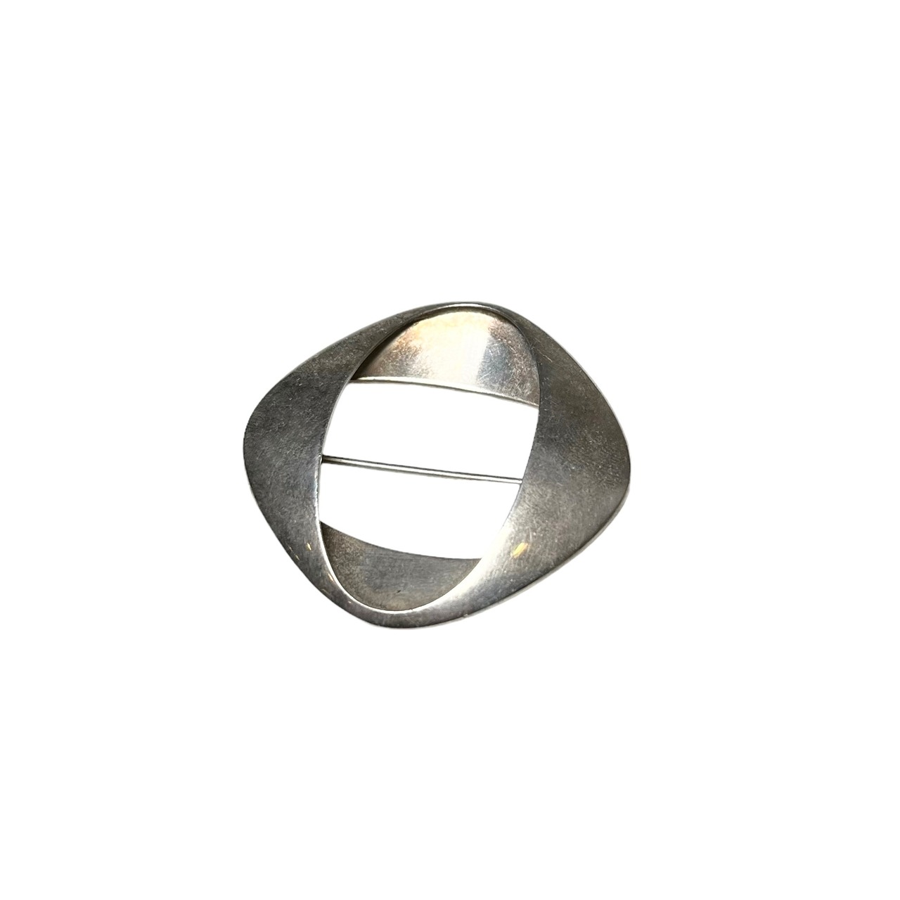 GEORG JENSEN silver brooch " 368 " designed by Henning Koppel